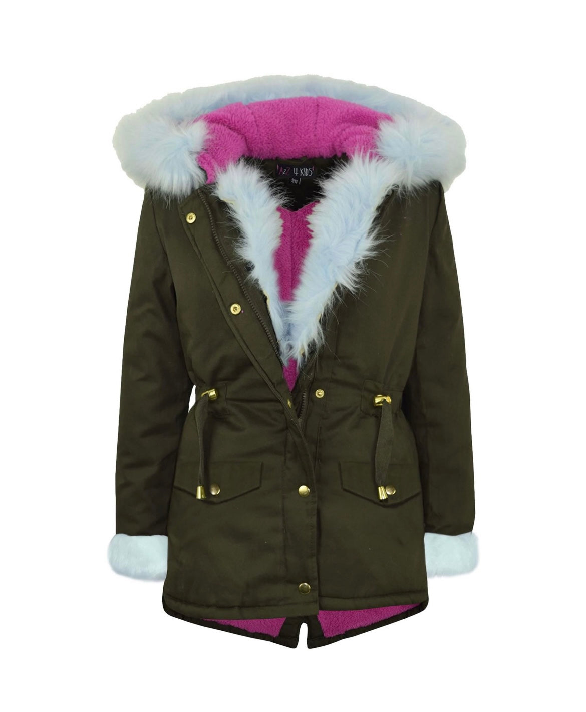 Kids Parka Faux Fur Winter Coats
