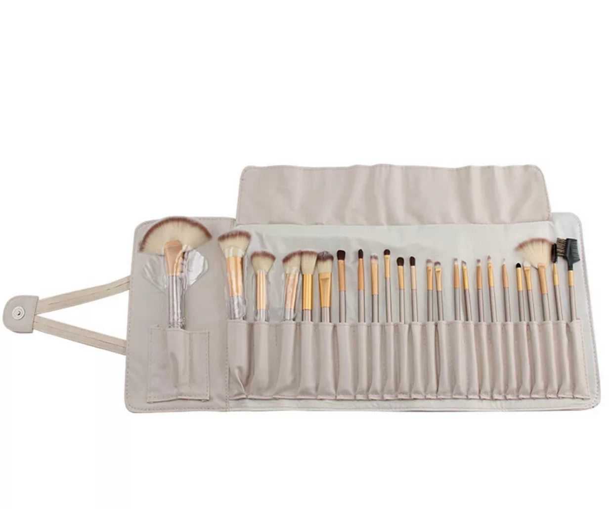 24Pc Set Professional Make Up Brushes & Bag