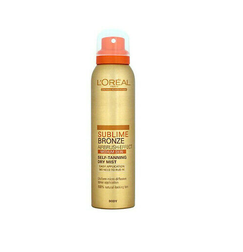 L'Oreal Sublime Bronze Airbrush Effect Self-Tanning Dry Mist - MEDIUM SKIN