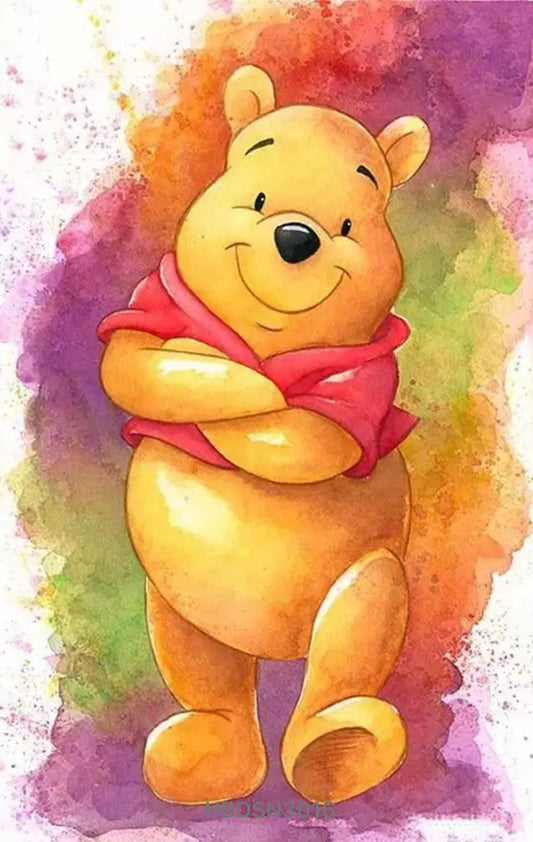 Watercolour Winnie The Pooh Diamond Art