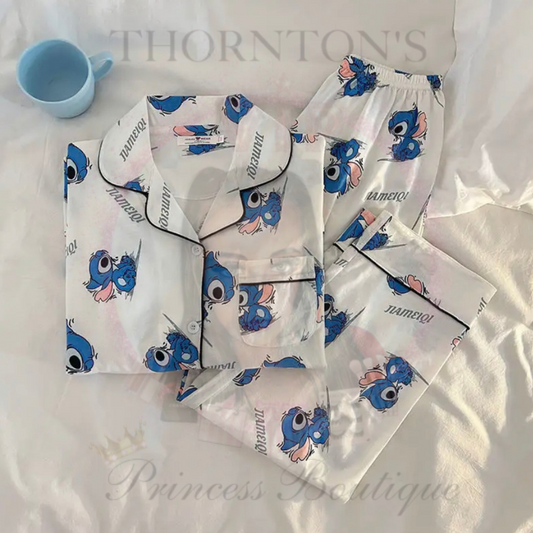 Baby Stitch White Pyjamas