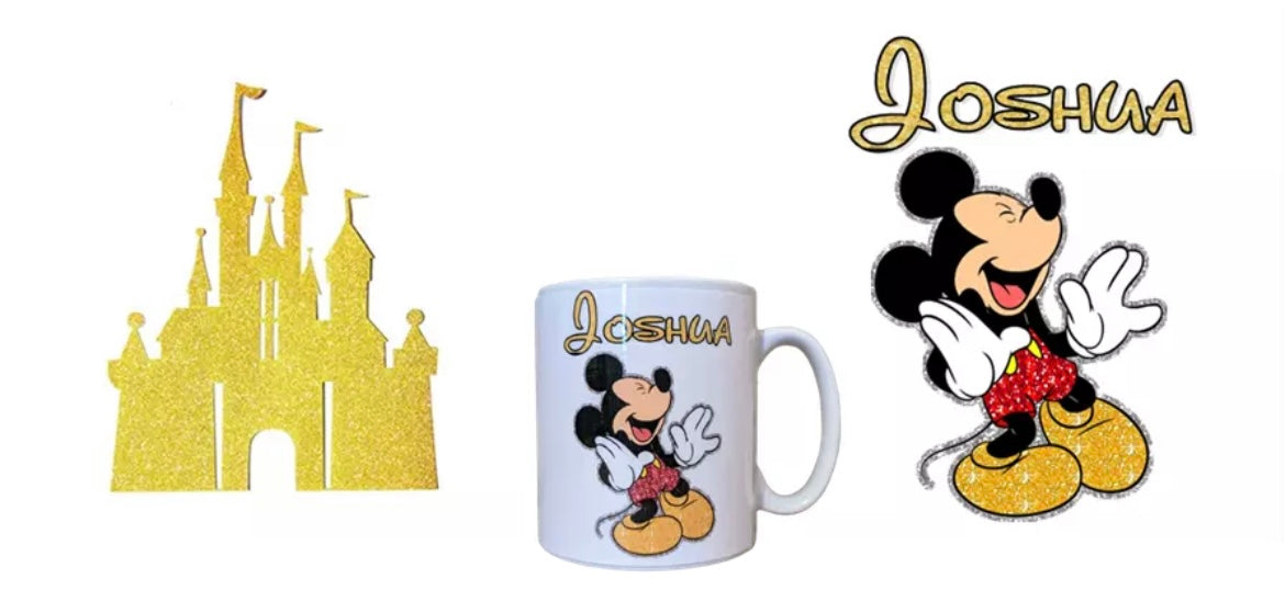 Sparkle Mickey Personalised Mug