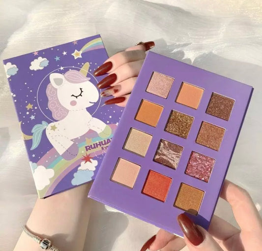 Purple Unicorn Glitter Eyeshadow Palette