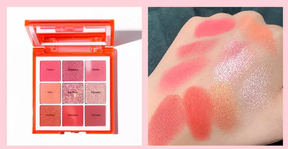 LIMITED EDITION - Sweet To My Strawberry 9 Colour Eyeshadow Palette