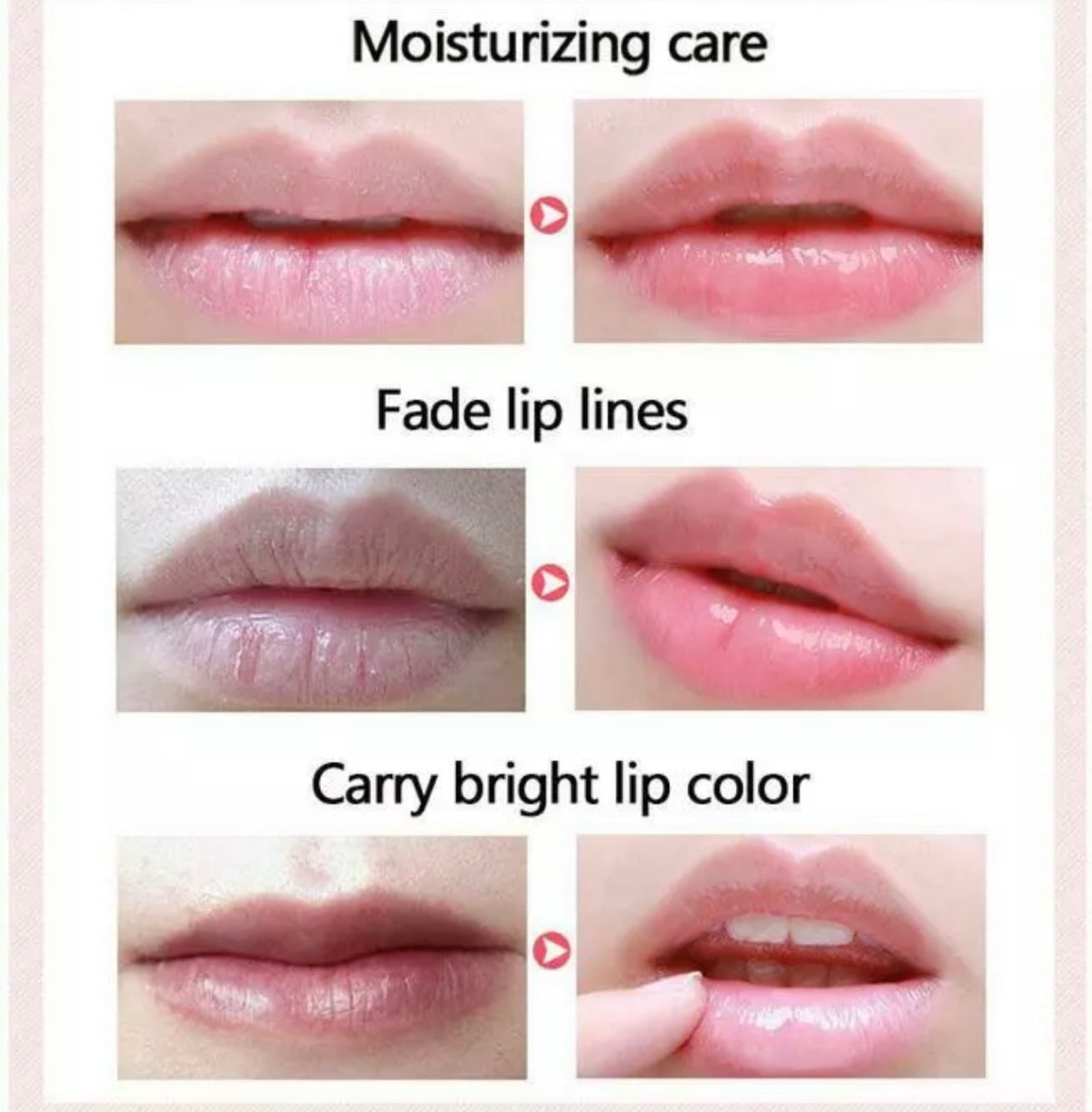 Pink Collagen Anti-Ageing Lip Masks