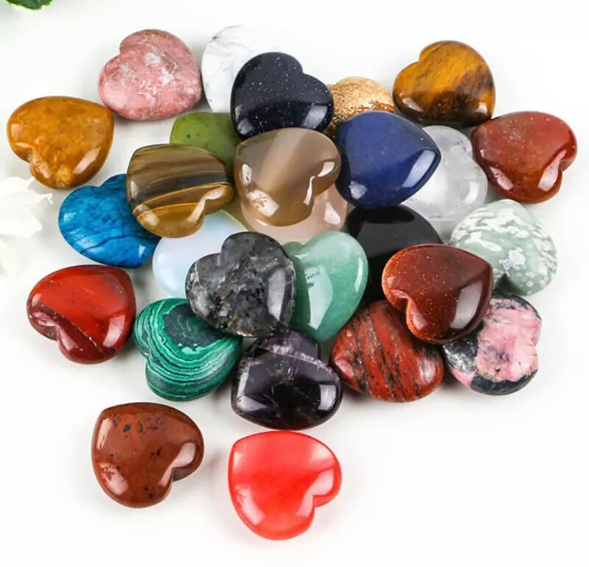 Mini Heart Gemstones
