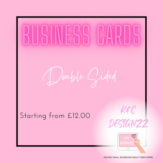 Double Sided Business Cards - Your Design