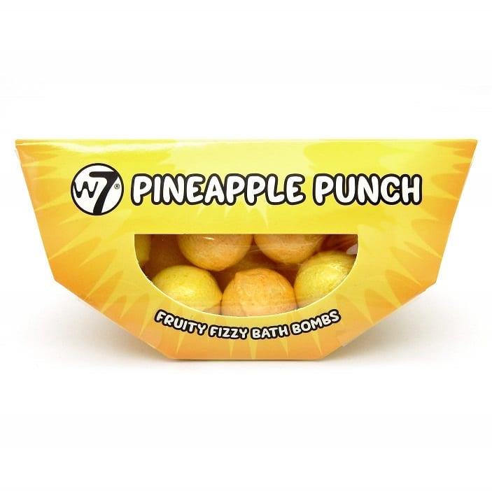 W7 Fruity Fizzy Bath Bombs – Pineapple Punch
