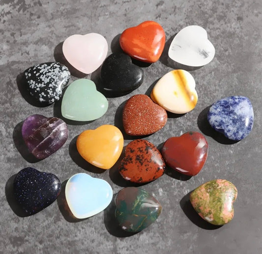 Mini Heart Gemstones