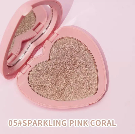 Sweetheart Highlighter - Sparkling Pink Coral