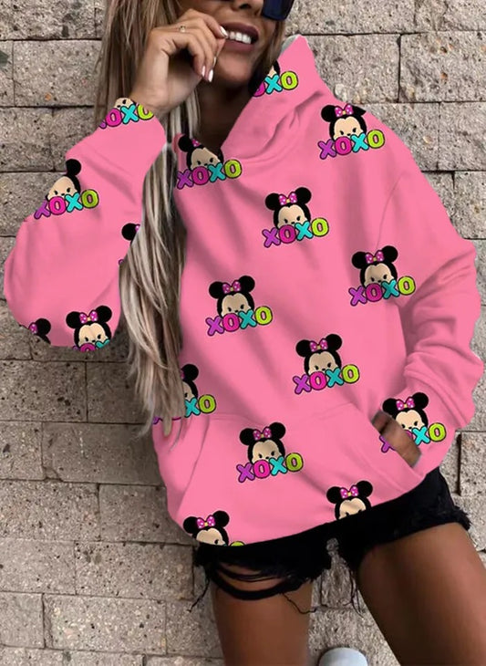 Pink Minnie XOXO Inspired Hoodie