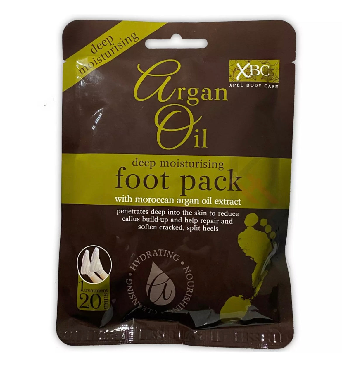 XBC Argan Oil Foot Pack