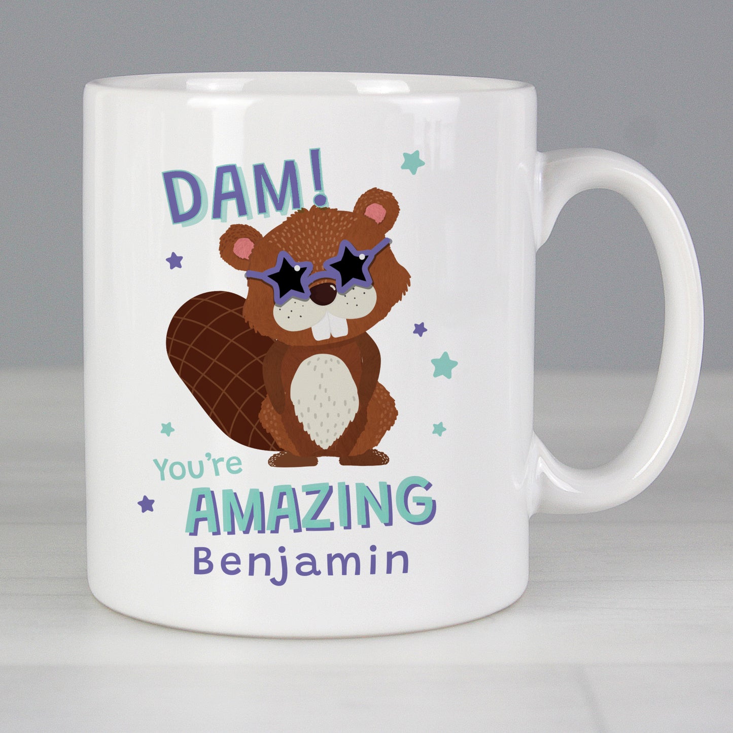 Personalised Dam You're Amazing Mug
