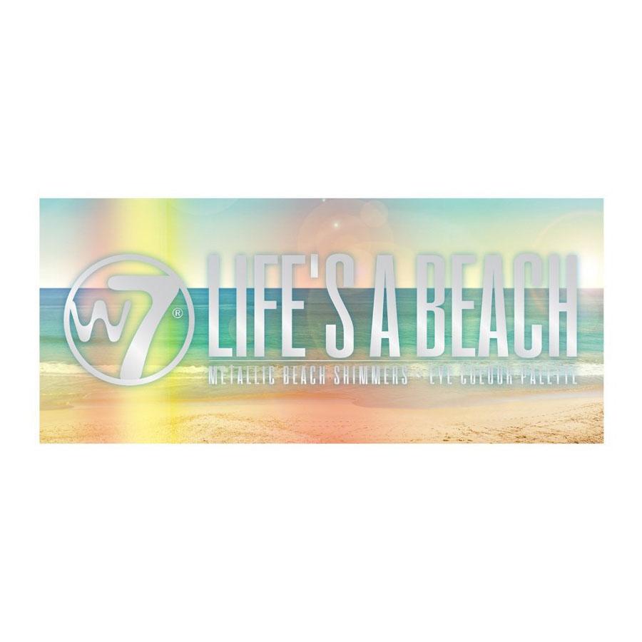 W7 Life's a Beach Metallic Beach Shimmers Eyeshadow Palette