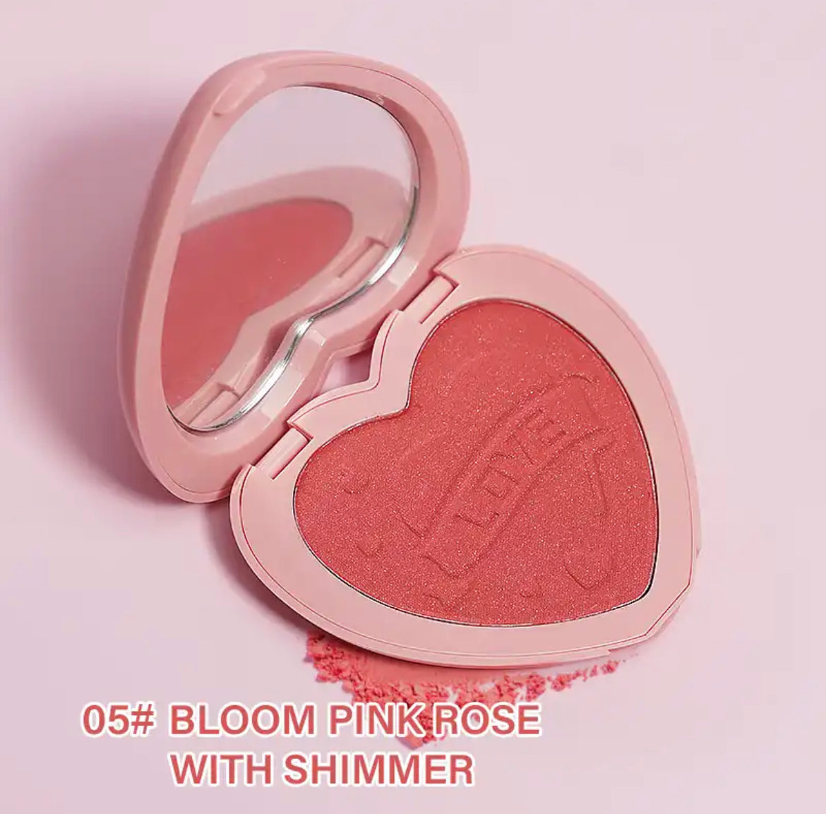 Sweetheart Blusher - Pink Rose With Shimmer