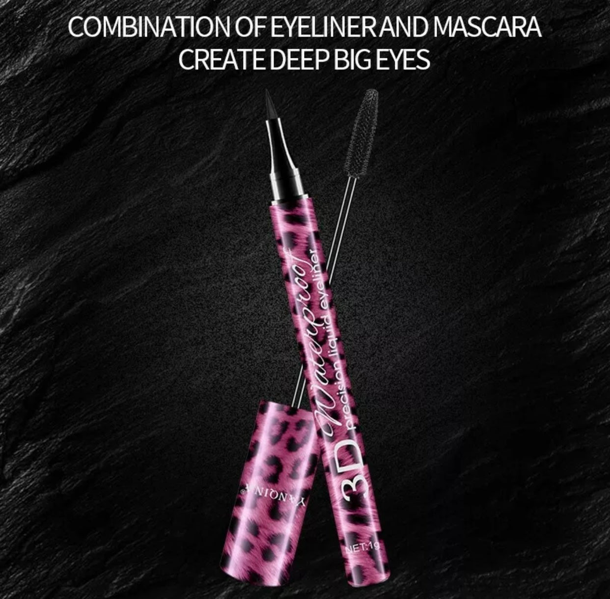 2PC Fibre Mascara & Liquid Eyeliner Set