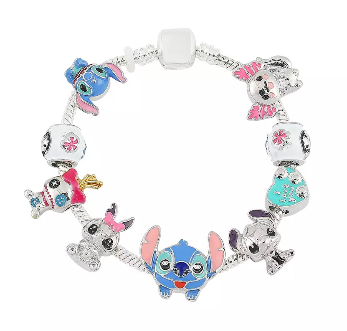 Lilo & Stitch Charm Bracelet - Kids/Adults
