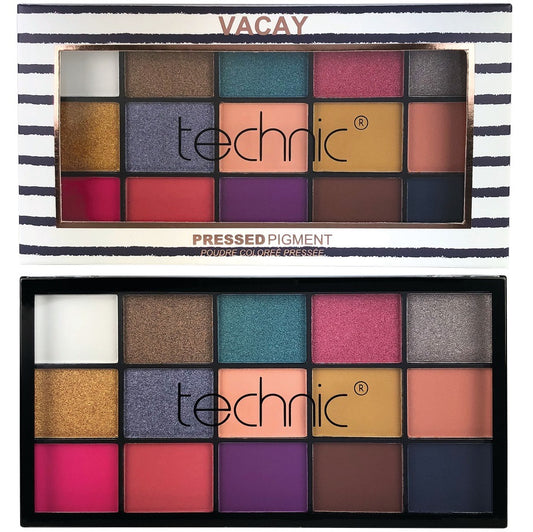 Technic Vacay Pressed Pigment Eyeshadow Palette