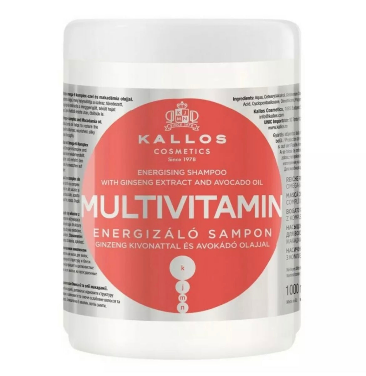 Kallos Multivitamin Energising Hair Mask