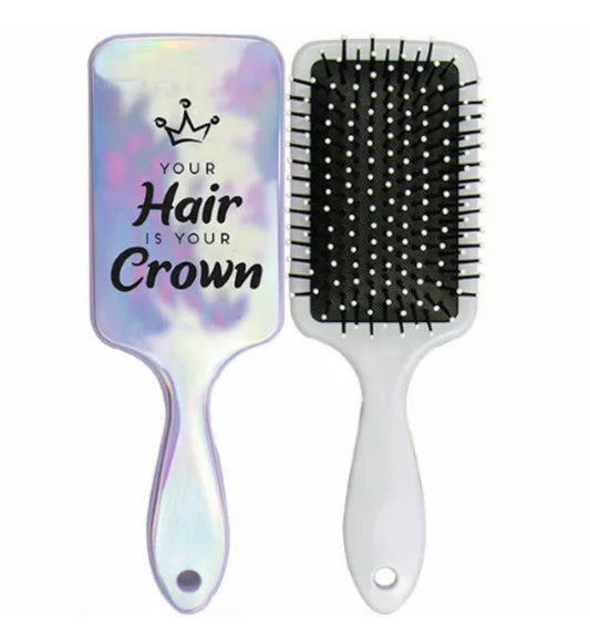 Iridescent Paddle Hair Brush