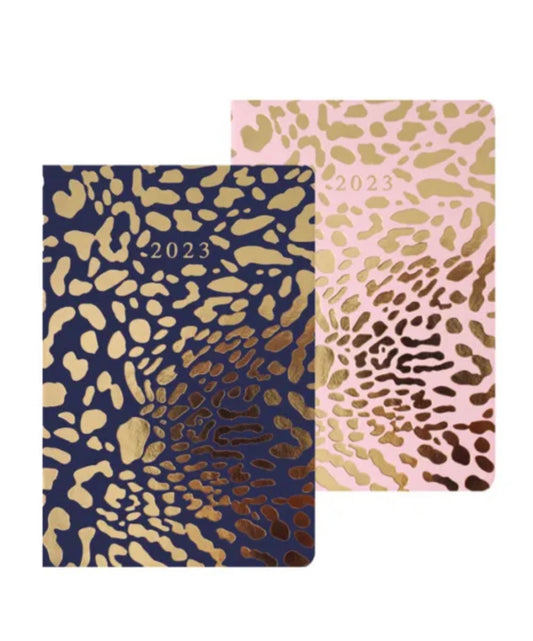 Metallic Leopard Print 2023 Diary