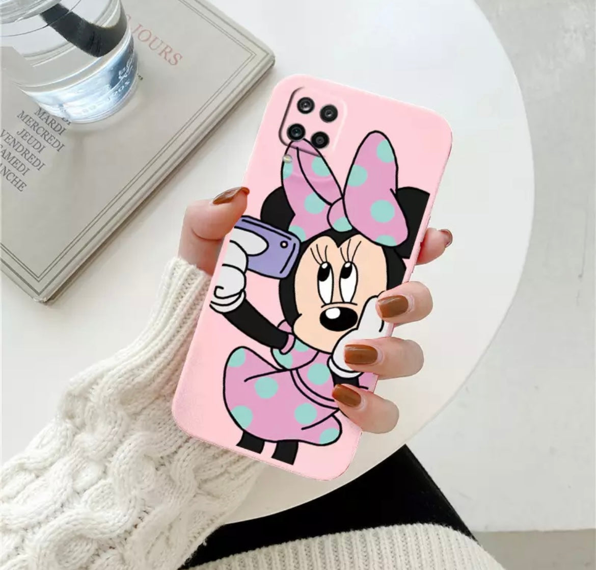 Selfie Minnie Baby Pink Samsung Phone Case