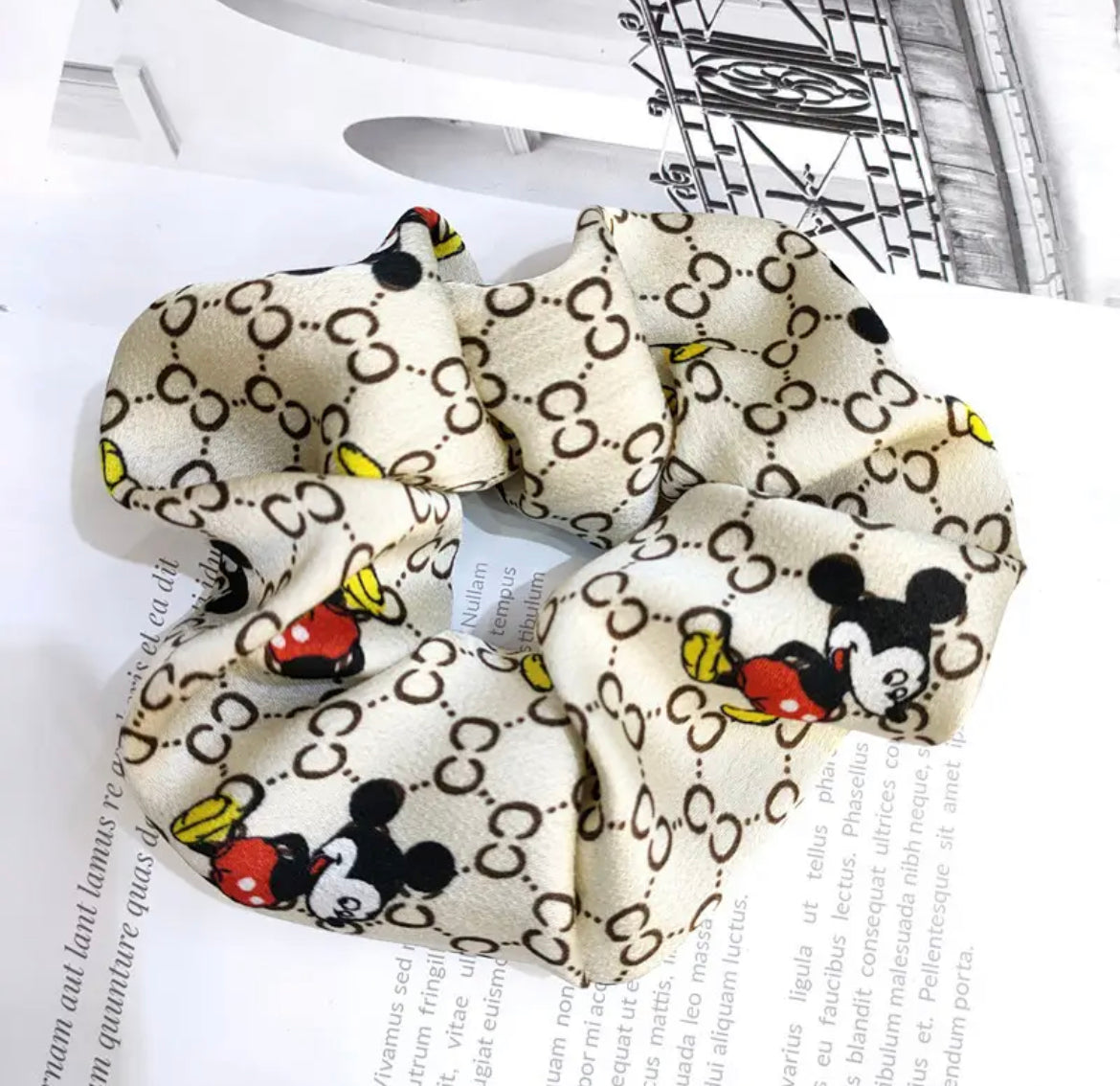 Mickey Mouse Hair Scrunchie