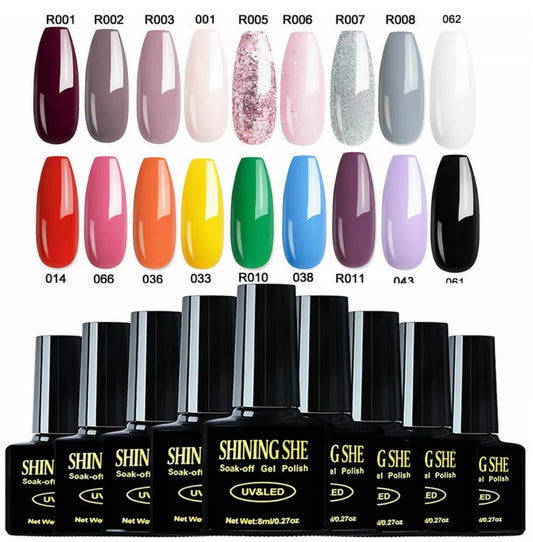 Shining She 18 Gel Colour Set (Set 3)