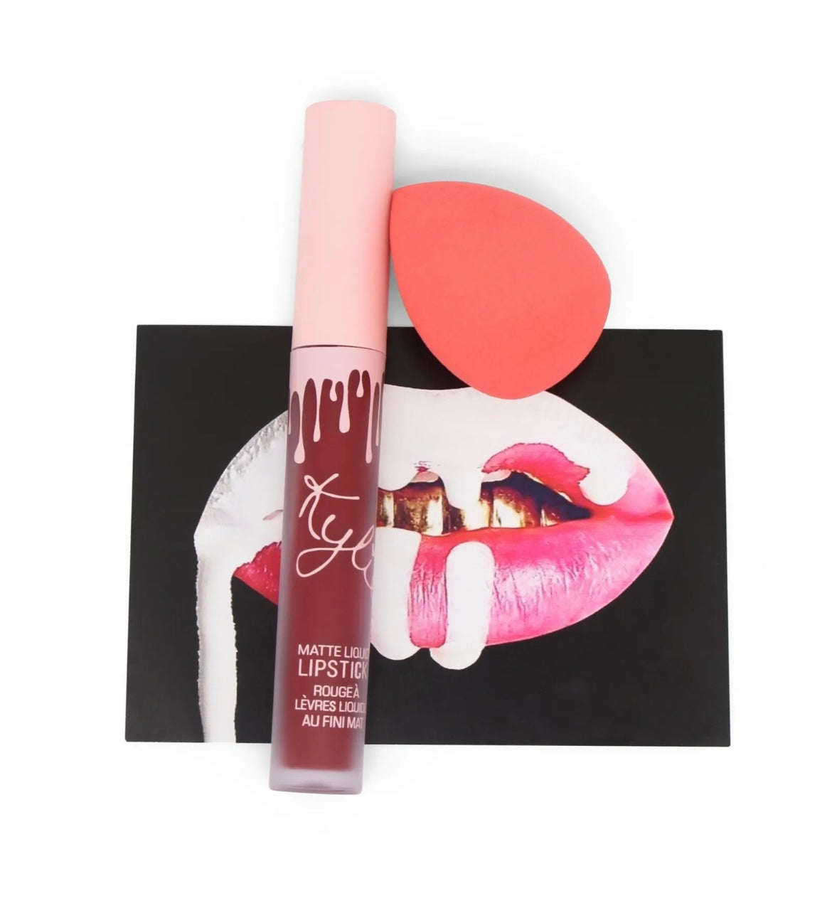 Official Kylie Jenner Lipstick & Beauty Blender Bundle - Various Shades