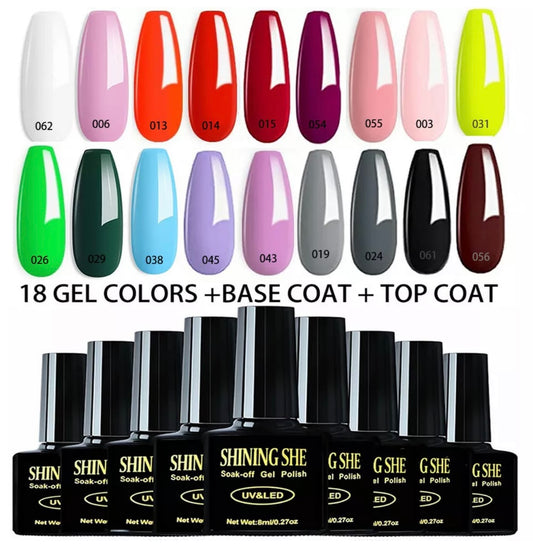 Shining She 18 Gel Colour Set (Set 2)