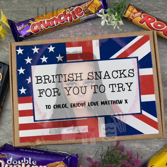 Personalised British Classics Snack Box