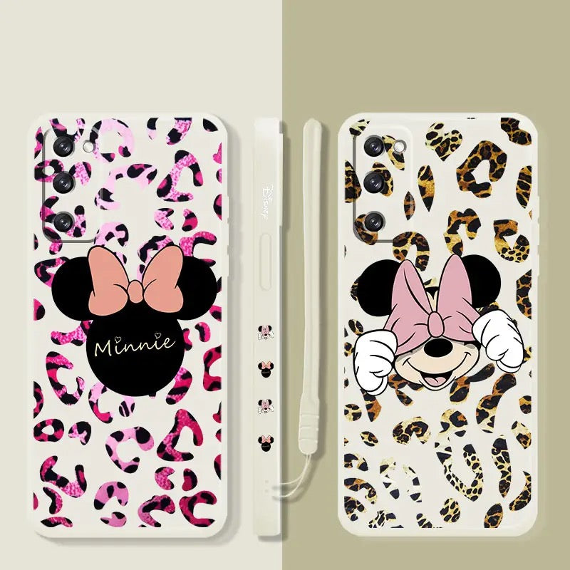 Minnie Mouse Leopard Print Inspired Samsung Phone Case