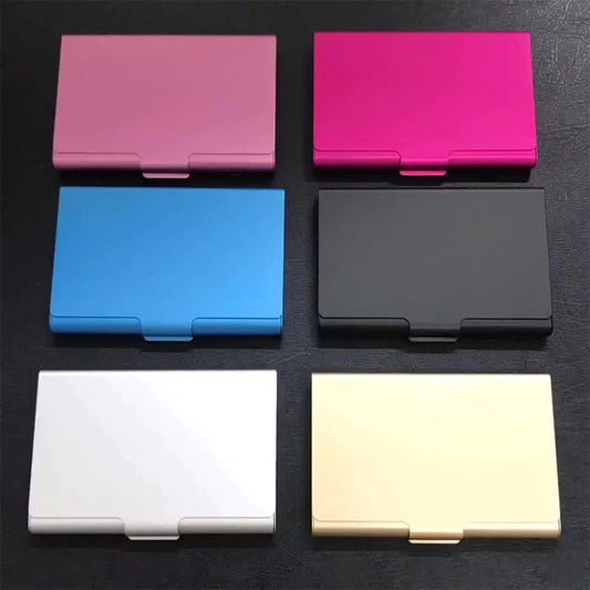 Aluminium Card Holders - Various Colours