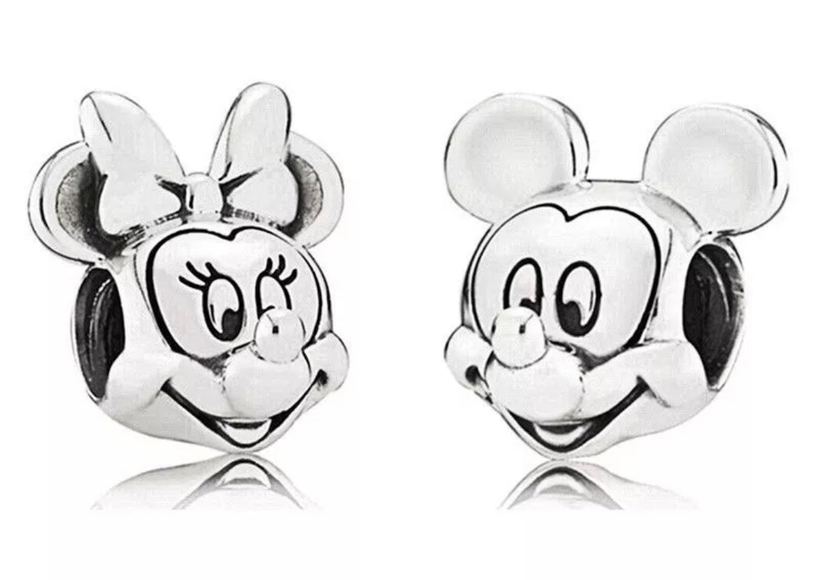 Minnie/Mickey Mouse Head Charms