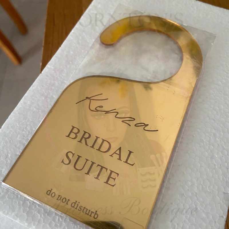 Personalised Bridal Suite Door Hanger