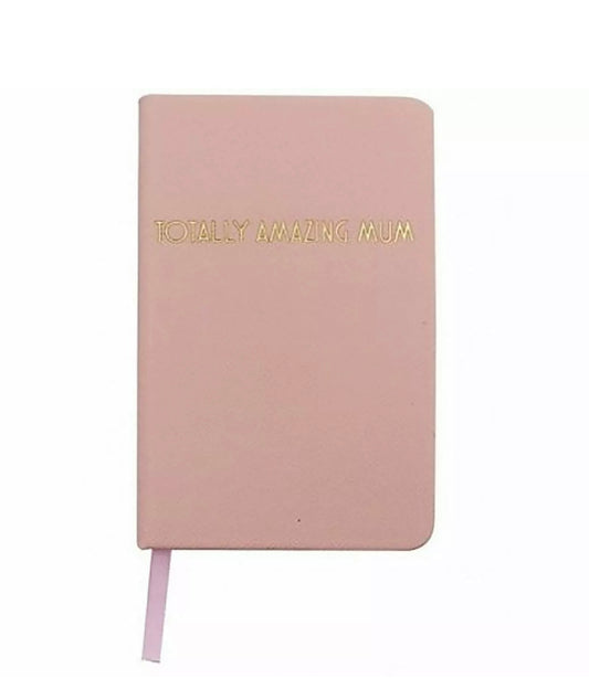 ‘Totally Amazing Mum’ Pink Notebook