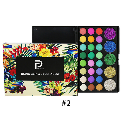 PopFeel 29 Colour Matte/Shimmer/Glitter Candy Eyeshadow Palette