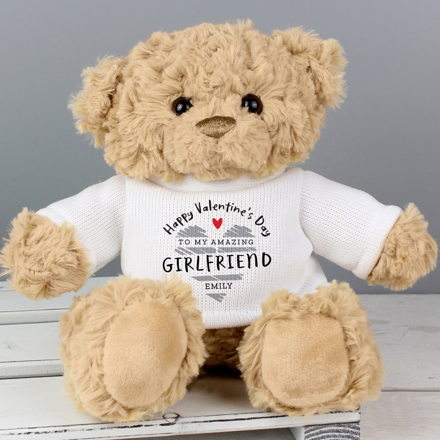 Personalised Valentine's Day Teddy Bear