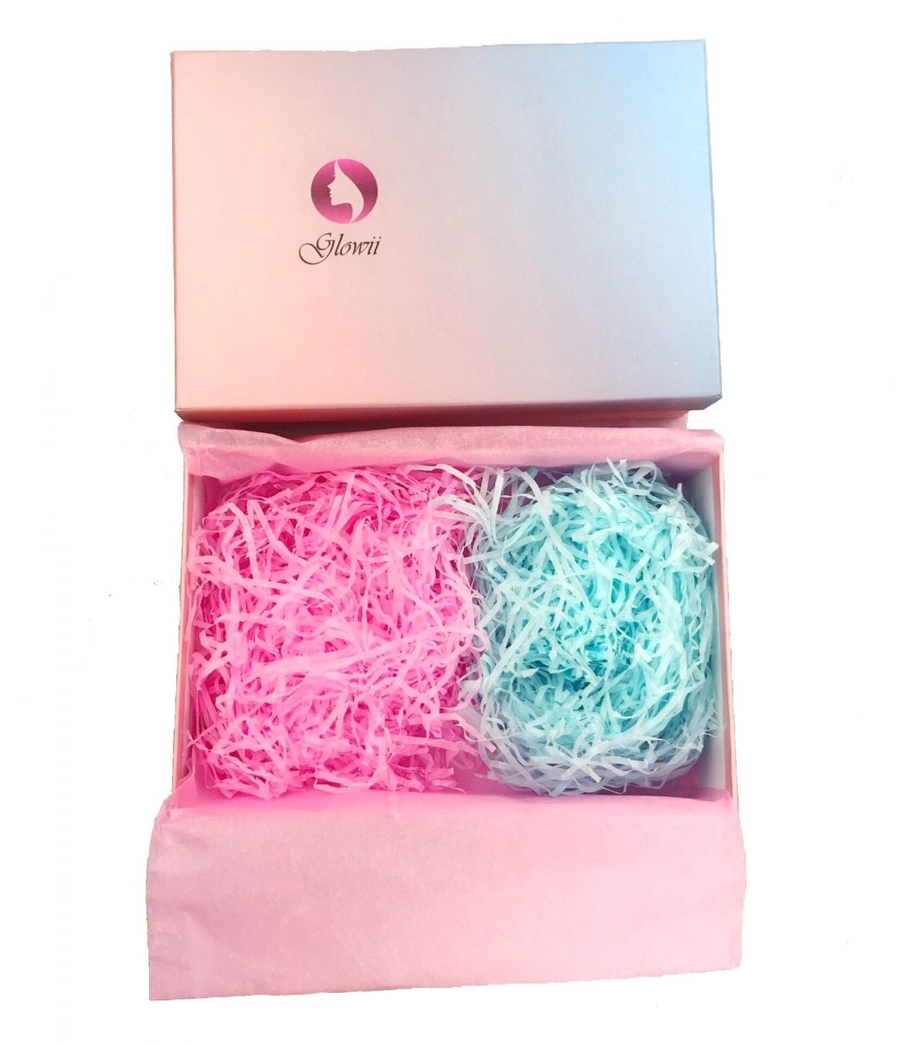 Glowii Gift Box with Shredded Tissue Paper – Medium