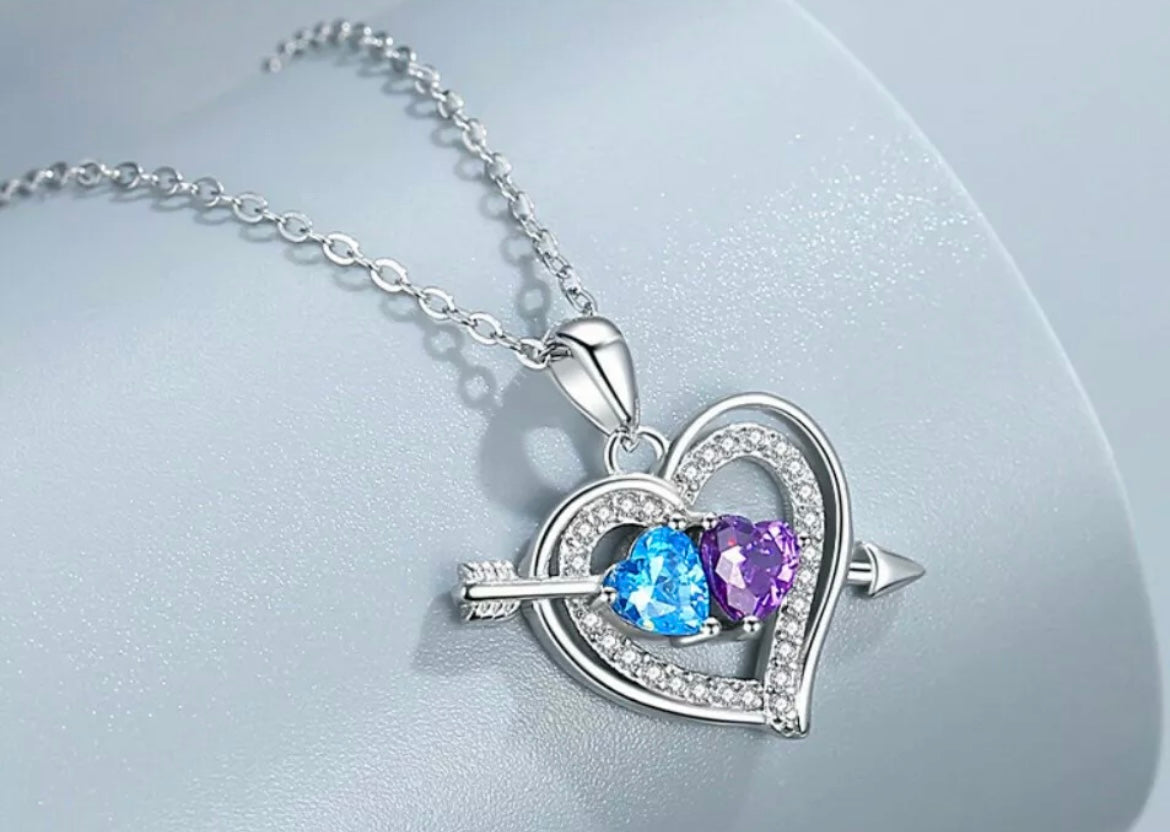 Cupid Heart Pendant Necklace