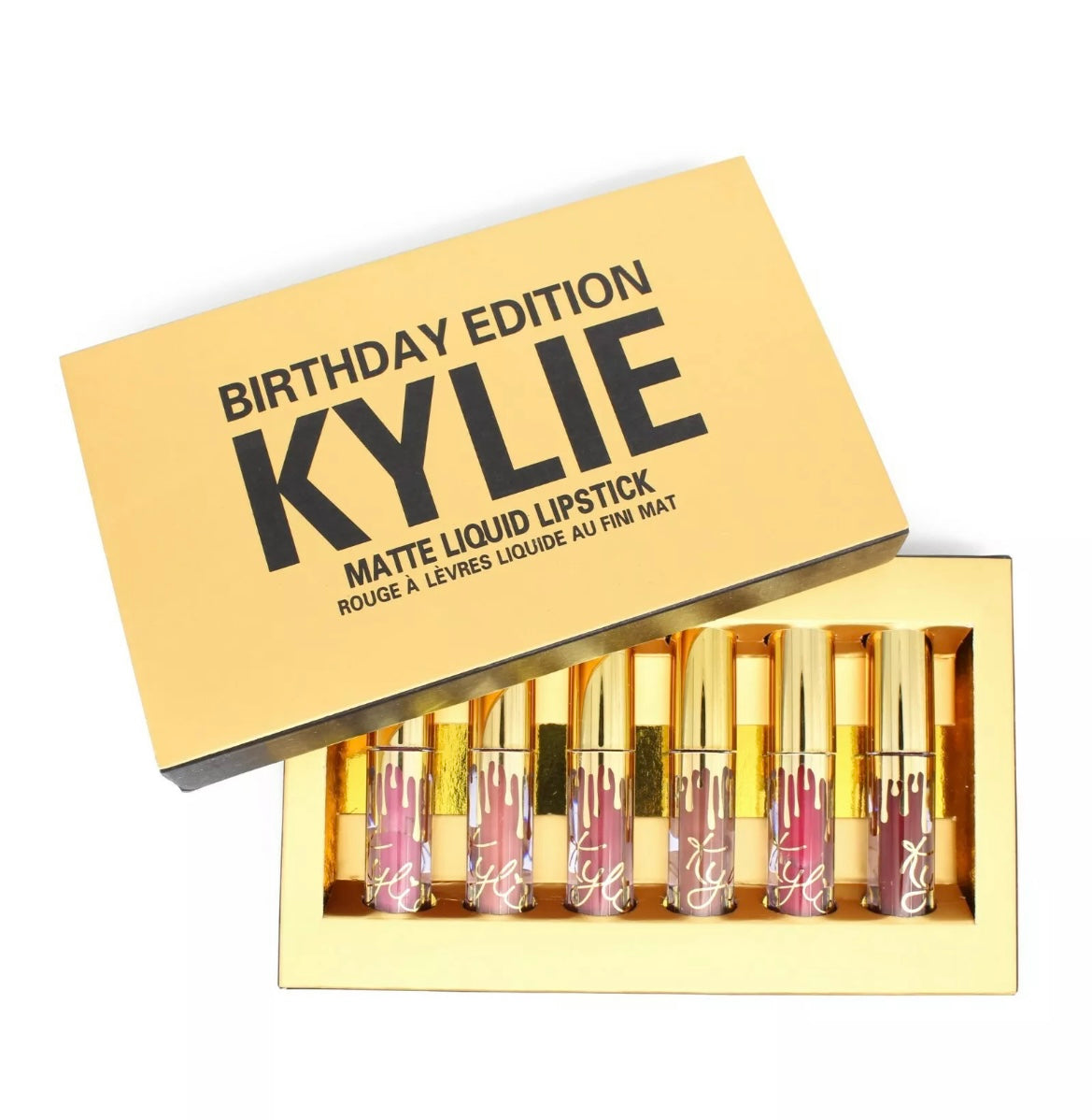 Official Kylie Jenner Gold Birthday Edition Lip Kit