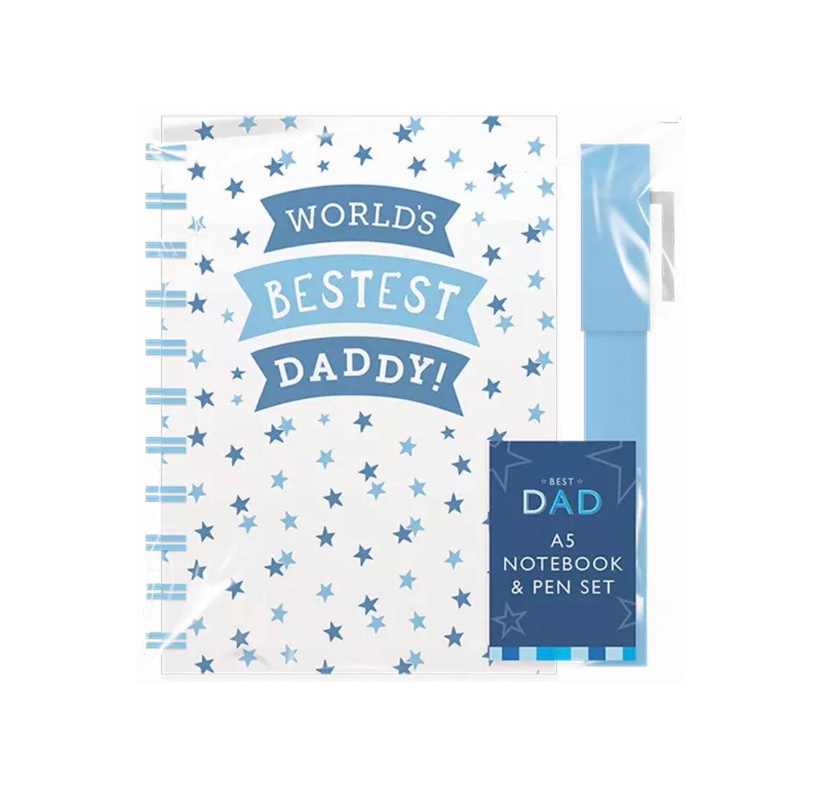 Worlds Bestest Daddy Notebook & Pen Set