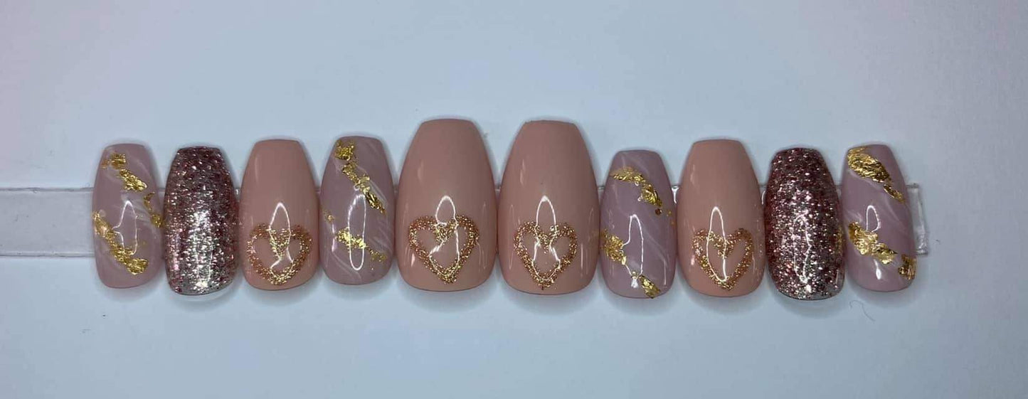 Champagne Lover Nails