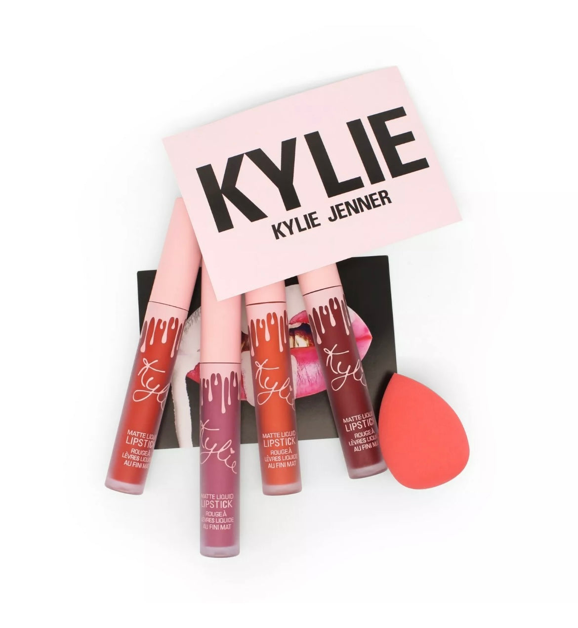 Official Kylie Jenner Lipstick & Beauty Blender Bundle - Various Shades