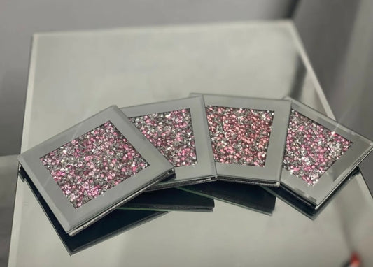 Pink Crush Diamond Set Of 4 Coasters