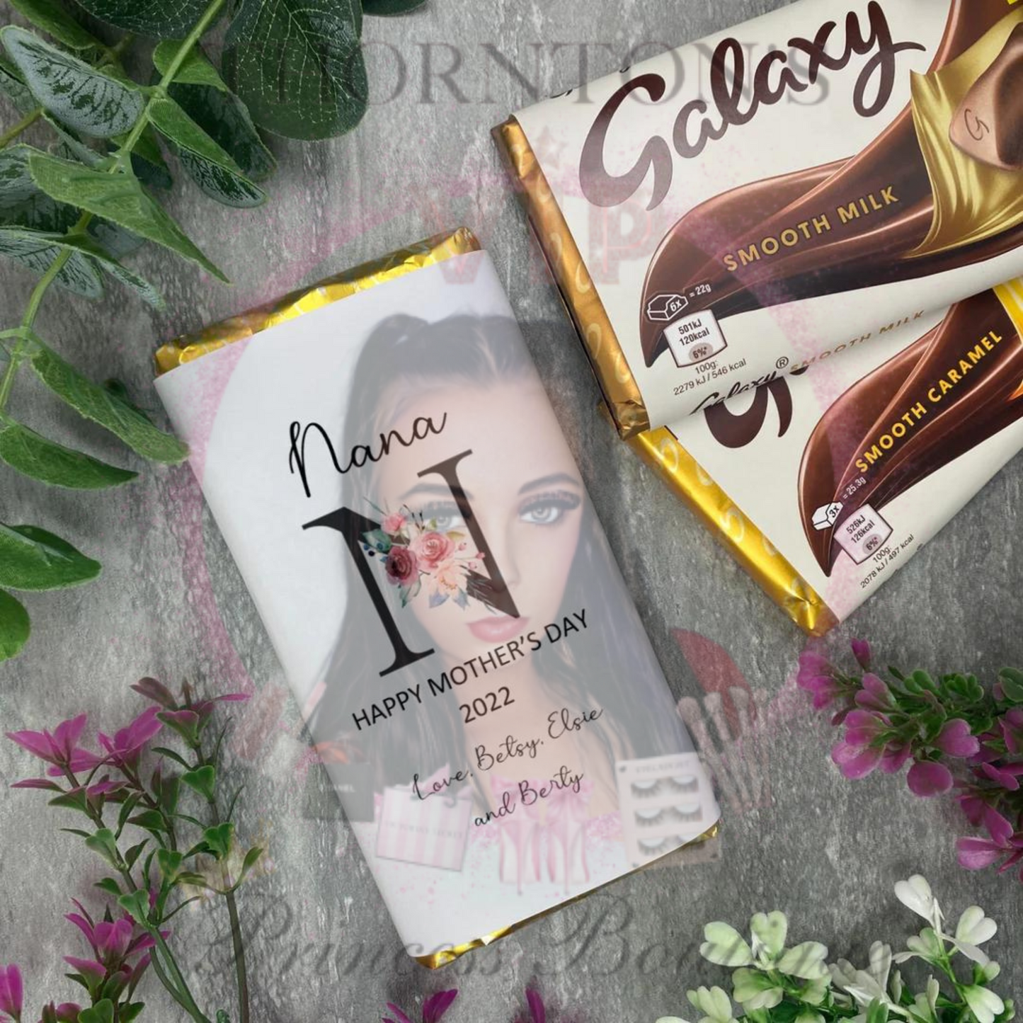 Happy Mother's Day Nana Personalised Galaxy Bar