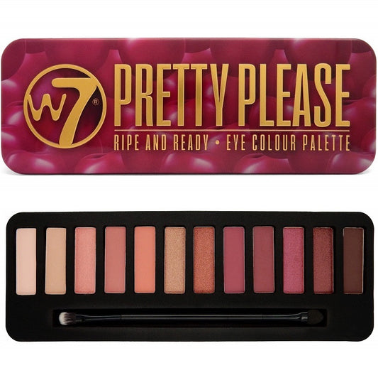 W7 Pretty Please 12 Colours Eyeshadow Palette