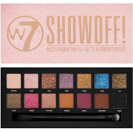 W7 Show Off! Pressed Pigment Eyeshadow Palette