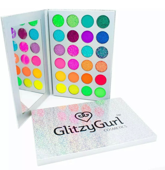 GlitzyGurl Neon Pigment Eyeshadow Pallete