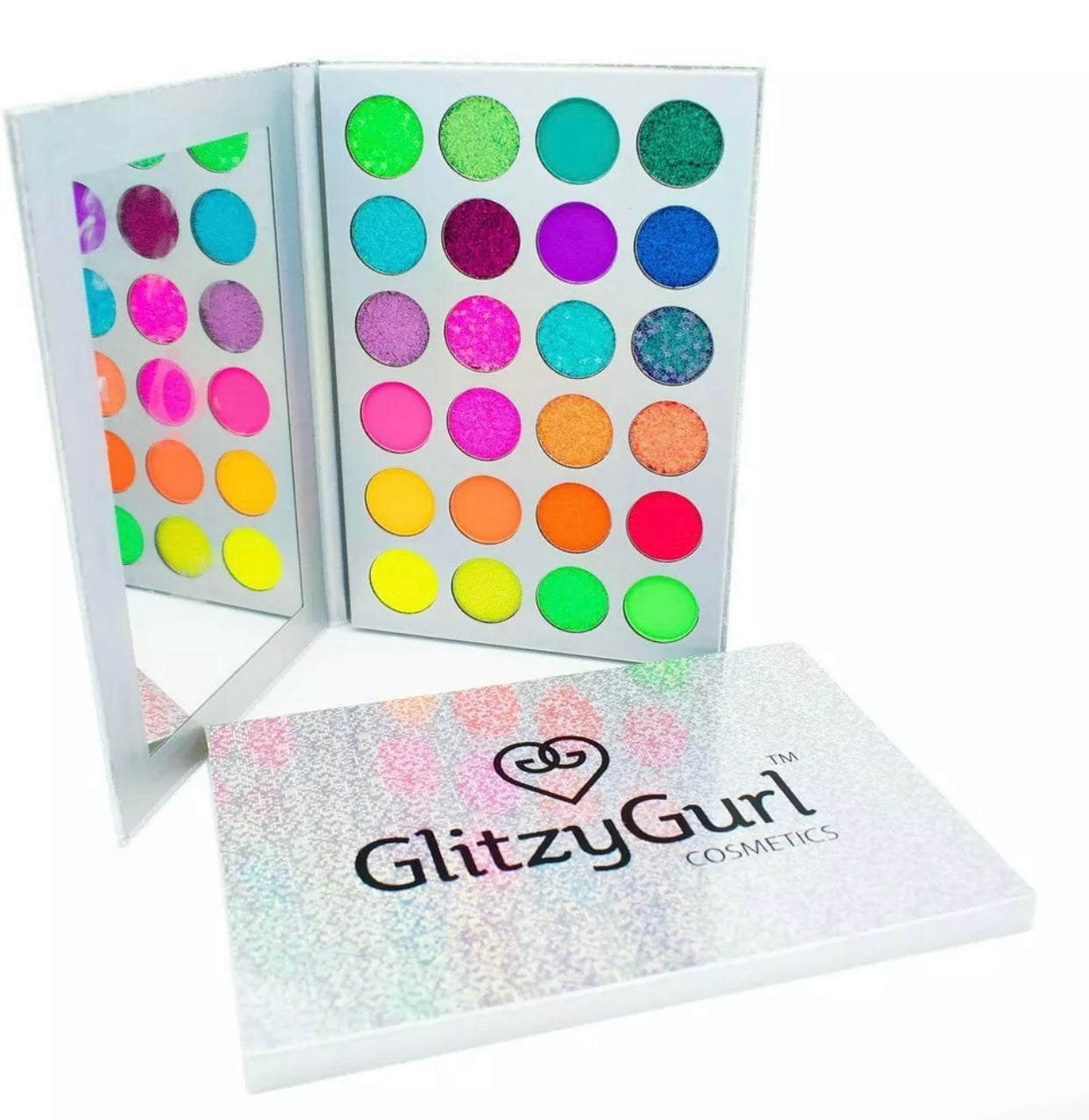 GlitzyGurl Neon Pigment Eyeshadow Pallete